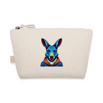 Kangaroo Colorful Kawaii Cartoon Character Clipart - Organic Pouch - nature - Front
