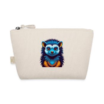 Hedgehog Colorful Kawaii Cartoon Character Clipart - Organic Pouch - nature - Front