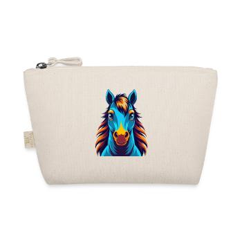 cheval coloré kawaii dessin animé personnage clipart - Trousse biologique - nature - Devant