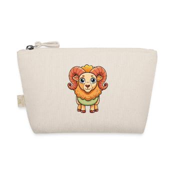 Ram Cute Cartoon Character Kawaii Clipart - Organic Pouch - nature - Front