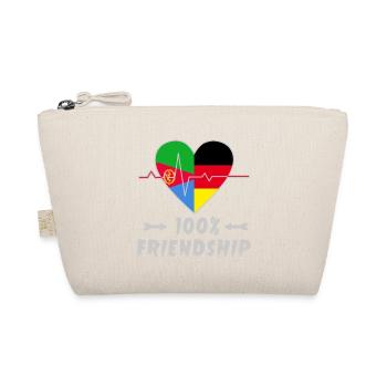 Eritrea und Deutschland 100% Freundschaft - Bio-Täschchen - Natur - Vorne