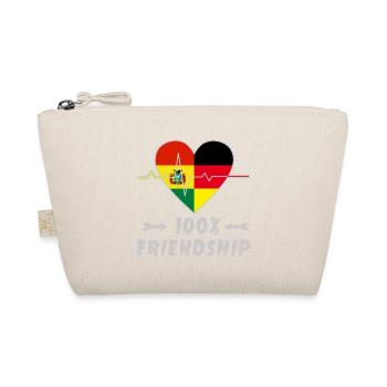Bolivien und Deutschland 100% Freundschaft - Bio-Täschchen - Natur - Vorne