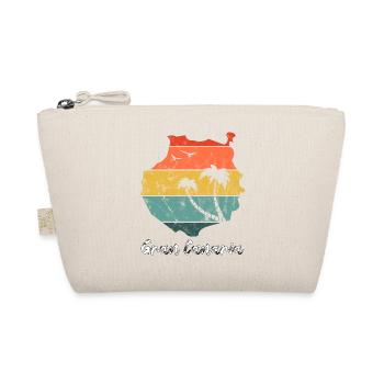 Gran Canaria carte contour Îles Canaries rétro vintage - Trousse biologique - nature - Devant
