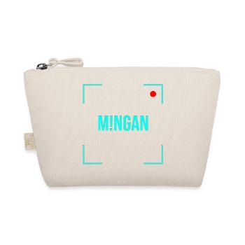 M!NGAN Türkis - Bio-Täschchen - Natur - Vorne