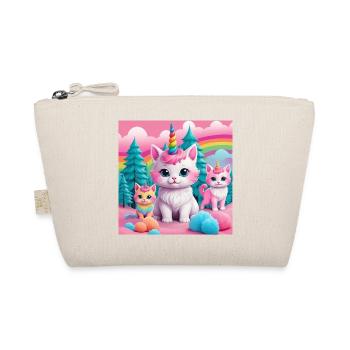 Unicorn Kittens - Organic Pouch - nature - Front