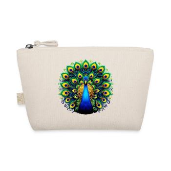 Pfau - Bio-Täschchen - Natur - Vorne