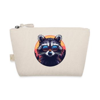 Lunettes de soleil raton laveur multicolore - Motif animalier Art W - Trousse biologique - nature - Devant