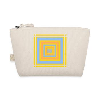 Geometric color play patterns - Organic Pouch - nature - Front