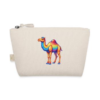 Camel Colorful Kawaii Cartoon Character Clipart - Organic Pouch - nature - Front