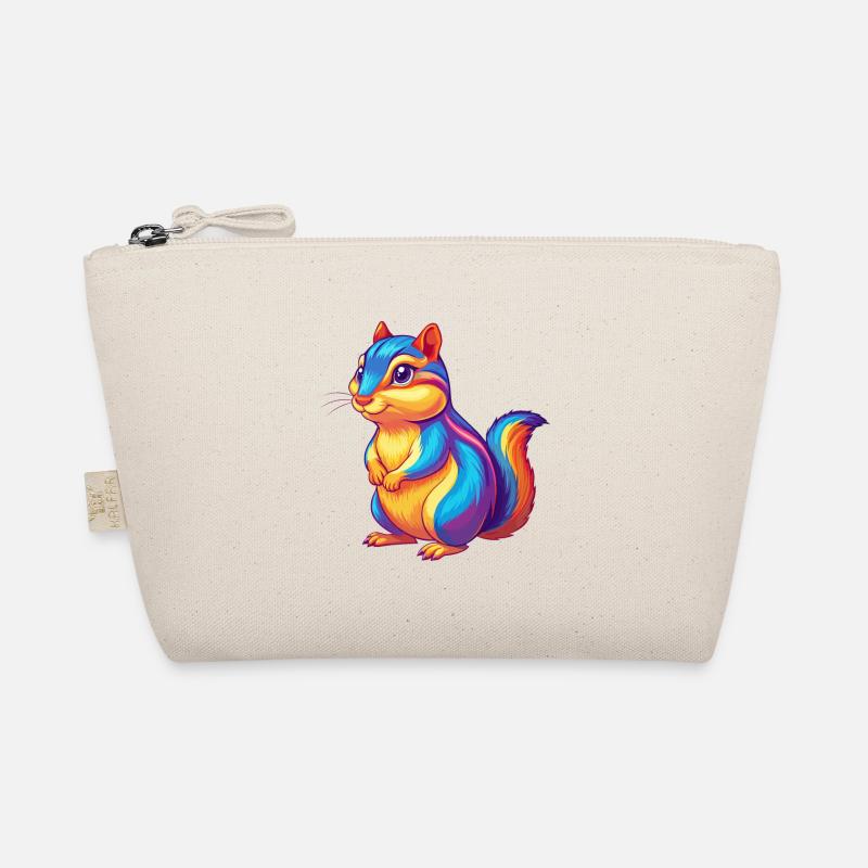 Chipmunk Coloré Kawaii Dessin Animé Personnage Clipart Trousse biologique