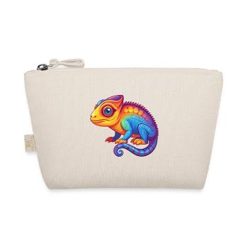 Caméléon coloré Kawaii dessin animé Personnage Animal - Trousse biologique - nature - Devant