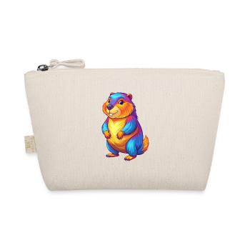 Castor coloré Kawaii Dessin animé Personnage Clipart - Trousse biologique - nature - Devant