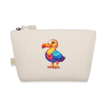 Albatross Colorful Kawaii Cartoon Character Animal - Organic Pouch - nature - Front