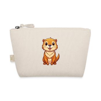 Otter Niedliche Zeichentrickfigur Kawaii Clipart - Bio-Täschchen - Natur - Vorne