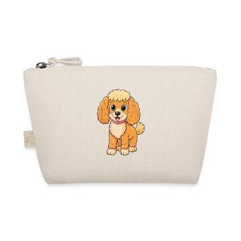Poodle Dog Cute Cartoon Character Kawaii Clipart - Organic Pouch - nature - Front