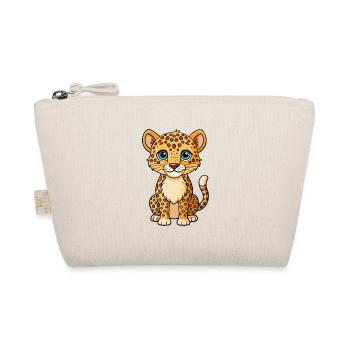 Léopard Mignon Personnage De Dessin Animé Kawaii Clipart - Trousse biologique - nature - Devant