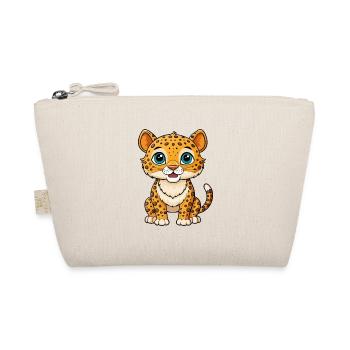 Jaguar Niedliche Zeichentrickfigur Kawaii Clipart - Bio-Täschchen - Natur - Vorne