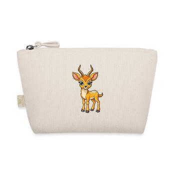 Impala Niedliche Zeichentrickfigur Kawaii Clipart - Bio-Täschchen - Natur - Vorne