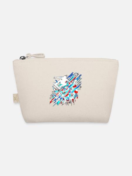 GraffitiWhite - Bio-Täschchen - Natur