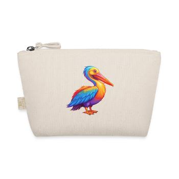 Pelican Colorful Kawaii Cartoon Character Clipart - Organic Pouch - nature - Front