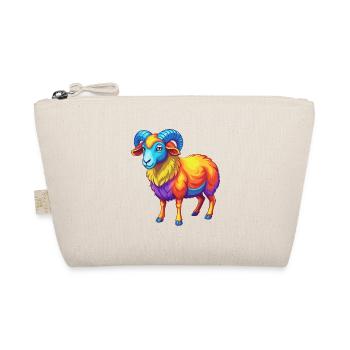 Ram Colorful Kawaii Cartoon Character Clipart - Organic Pouch - nature - Front