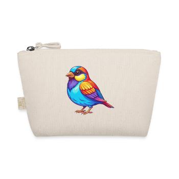 Moineau coloré Kawaii Dessin animé Personnage Clipart - Trousse biologique - nature - Devant