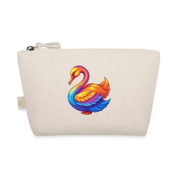cygne coloré kawaii personnage de dessin animé clipart - Trousse biologique - nature - Devant