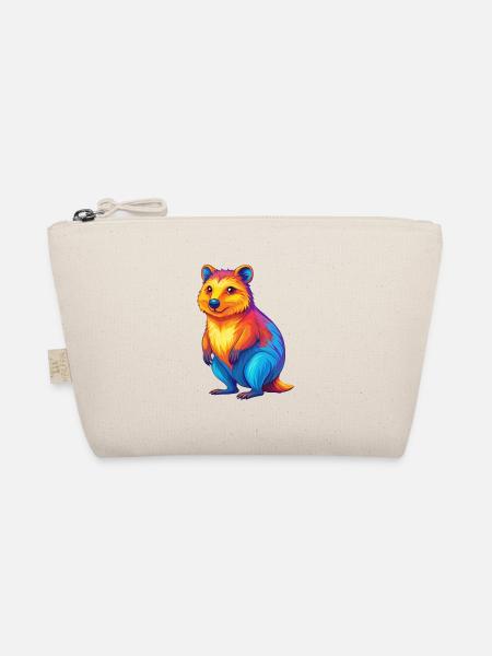 Quokka Bunte Kawaii Cartoon Figur Clipart - Bio-Täschchen - Natur
