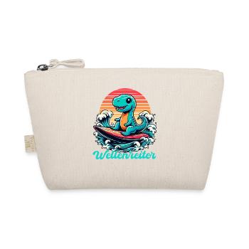 Mignon T-Rex Surfer Surfer Cadeau de surf - Trousse biologique - nature - Devant