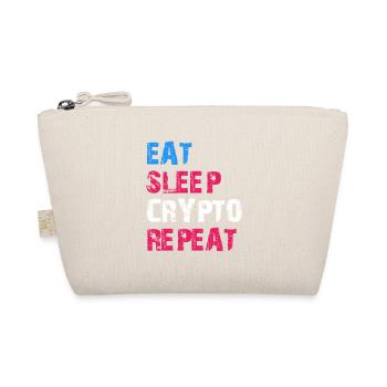 EAT SLEEP CRYPTO REPEAT - Organic Pouch - nature - Front