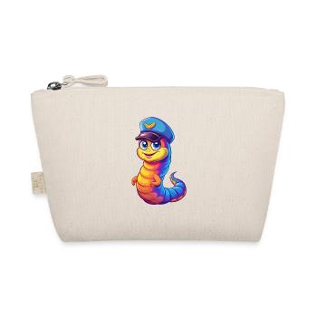 Ver marin Coloré Kawaii Dessin animé Animal marin - Trousse biologique - nature - Devant