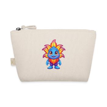 Sea Lily Colorful Kawaii Cartoon Sea Animal - Organic Pouch - nature - Front