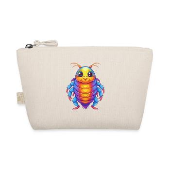 Sea Louse Colorful Kawaii Cartoon Sea Animal - Organic Pouch - nature - Front