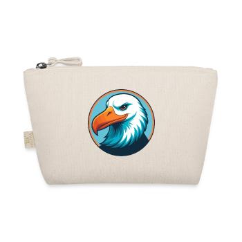 Albatross Cute Kawaii Cartoon Animal Pet Logo - Organic Pouch - nature - Front