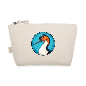 Avocet Cute Kawaii Cartoon Clipart Animal Pet Logo - Organic Pouch - nature - Front