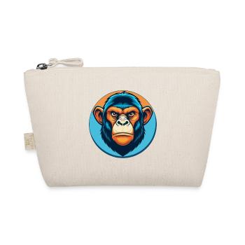Bonobo Cute Kawaii Cartoon Clipart Animal Pet Logo - Organic Pouch - nature - Front