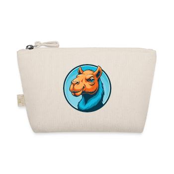 Camel Cute Kawaii Cartoon Clipart Animal Pet Logo - Organic Pouch - nature - Front