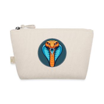 Cobra Cute Kawaii Cartoon Clipart Animal Pet Logo - Organic Pouch - nature - Front