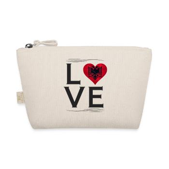 Amour albanie albanie aigle fierté jersey t-shirt - Trousse biologique - nature - Devant