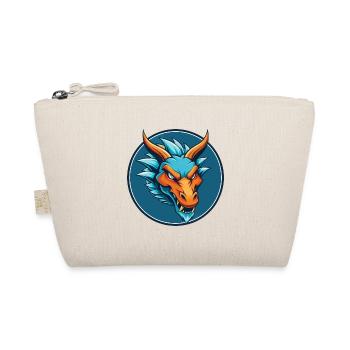 Dragon Cute Kawaii Cartoon Clipart Animal Pet Logo - Organic Pouch - nature - Front