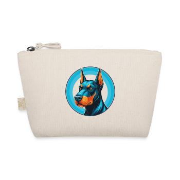 Dobermann chien mignon kawaii dessin animé animal de compagnie logo - Trousse biologique - nature - Devant