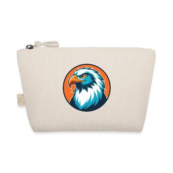 Falcon Cute Kawaii Cartoon Clipart Animal Pet Logo - Organic Pouch - nature - Front