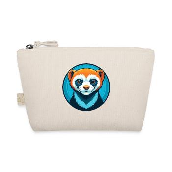 Ferret Cute Kawaii Cartoon Clipart Animal Pet Logo - Organic Pouch - nature - Front