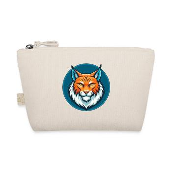 Lynx Cute Kawaii Cartoon Clipart Animal Pet Logo - Organic Pouch - nature - Front
