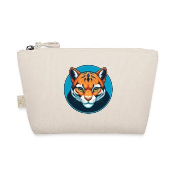 Ocelot Cute Kawaii Cartoon Clipart Animal Pet Logo - Organic Pouch - nature - Front