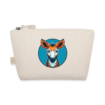 Okapi Cute Kawaii Cartoon Clipart Animal Pet Logo - Organic Pouch - nature - Front