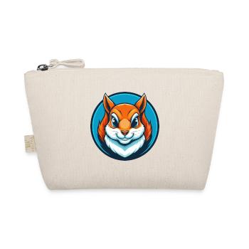 Eichhörnchen Niedliches Kawaii Cartoon Tier Haustier Logo - Bio-Täschchen - Natur - Vorne