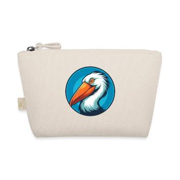 Pélican mignon drôle Kawaii dessin animé Animal Animal Logo - Trousse biologique - nature - Devant