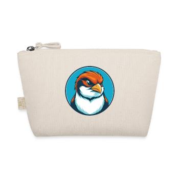 Moineau mignon drôle Kawaii dessin animé animal animal logo - Trousse biologique - nature - Devant