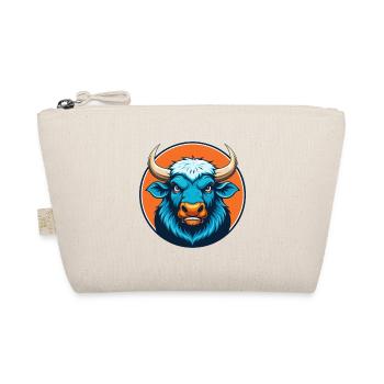 Yak Cute Kawaii Cartoon Clipart Animal Pet Logo - Organic Pouch - nature - Front